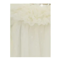 Tulle Polka-dot kjole med logo-charm