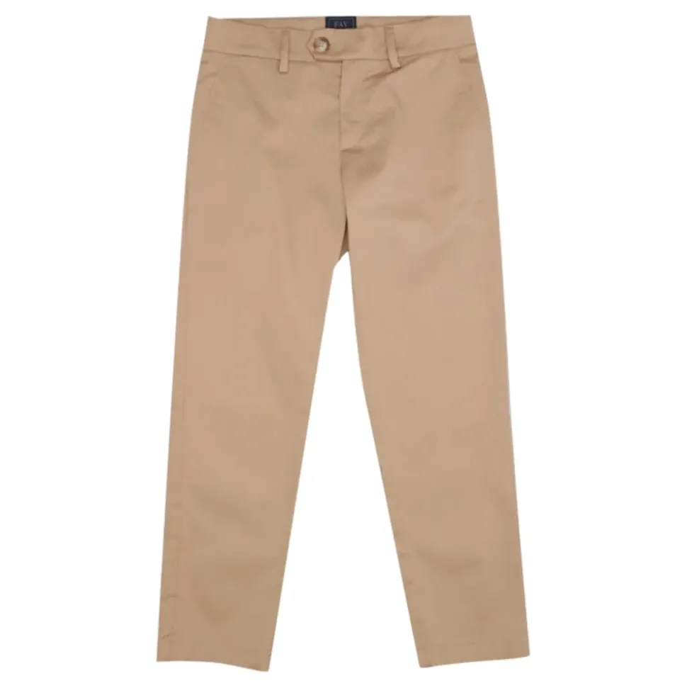 Twill Junior Bukser med Logo