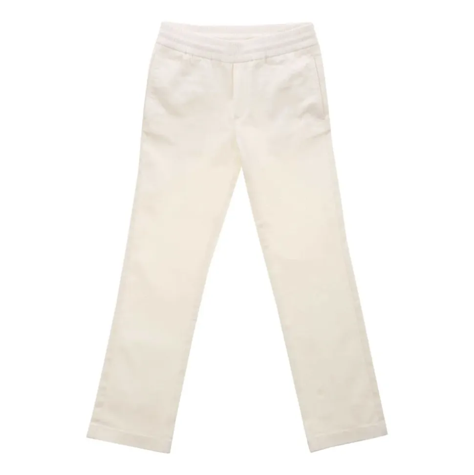 Twill Stretch Cotton Trousers