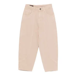 Vide Cropped Jeans med Vide Ben