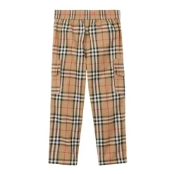 Vintage Check Barnebukser Beige