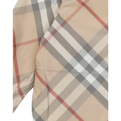 Vintage Check Barn Frakk Grå