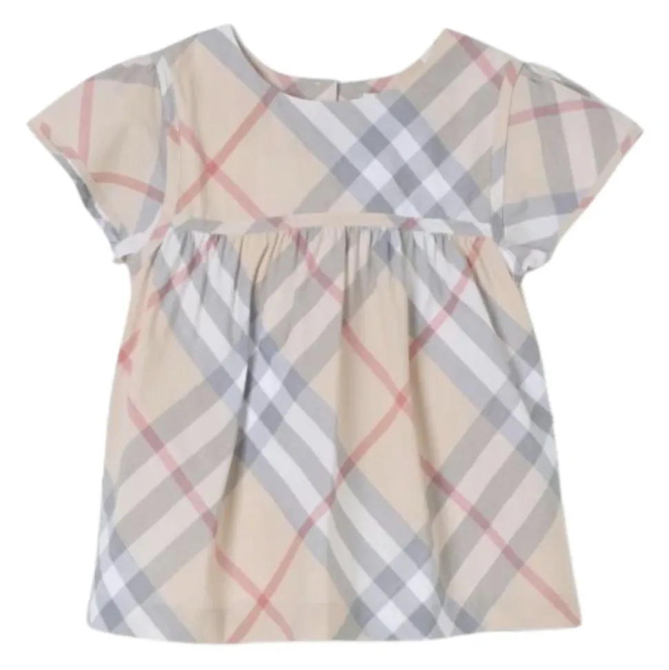 Vintage Check Bluse