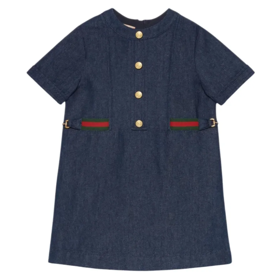 Vintage-inspirert denimkjole