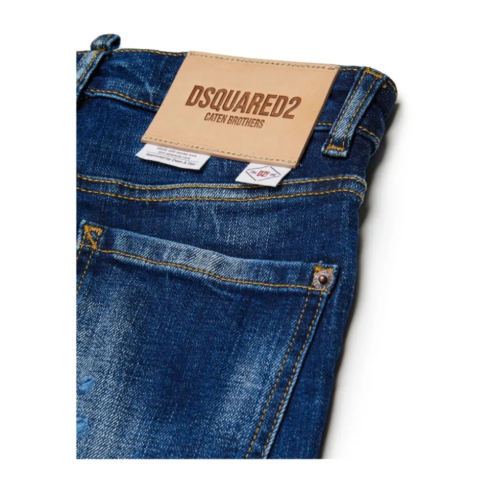 Wide-leg Cargo Jeans