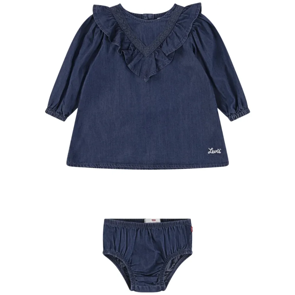 Wild West Ruffle Dress & Bloomers Set