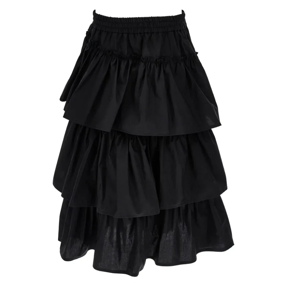 Wrap Poplin Skirt