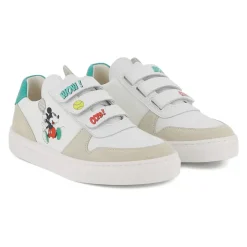 X Disney Printed Leather Sneakers