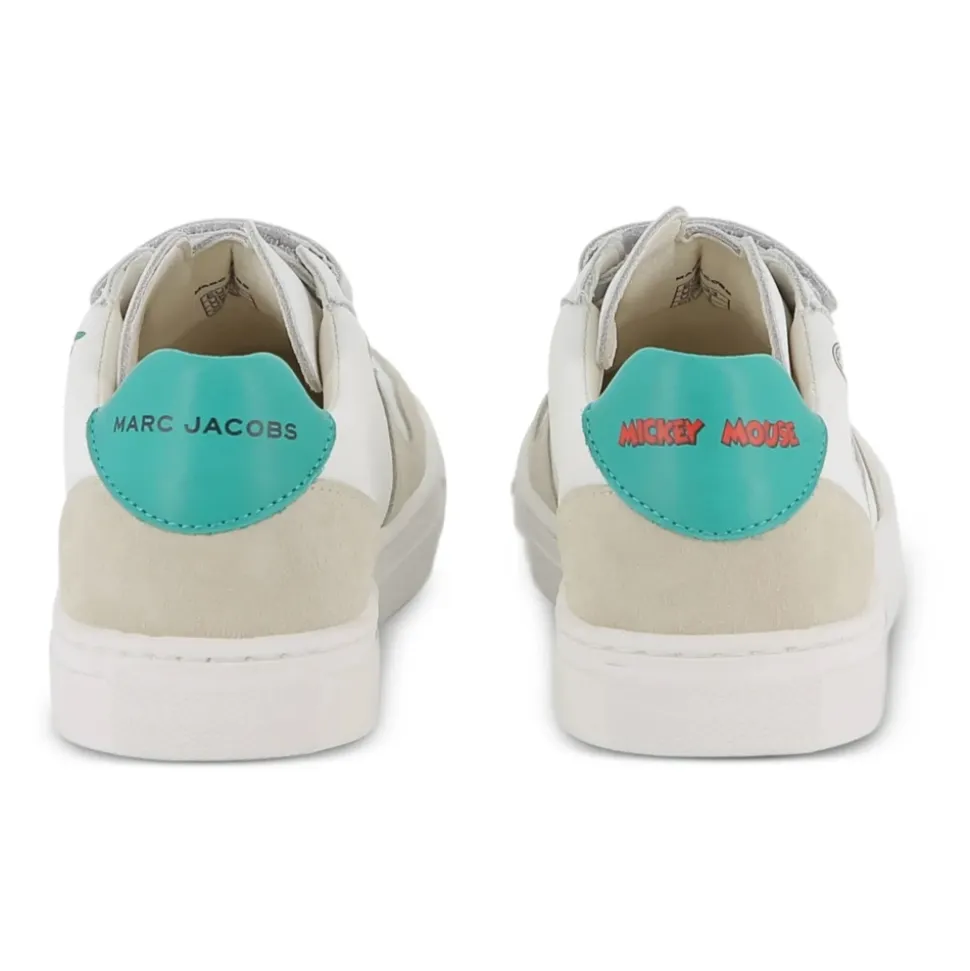 X Disney Printed Leather Sneakers